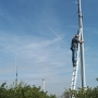 2002 September Fieldday SSB - Herbert DF7DJ and Dietmar DL2DR fixed the delta loop antenna